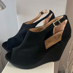 Dressy Suede Wedges